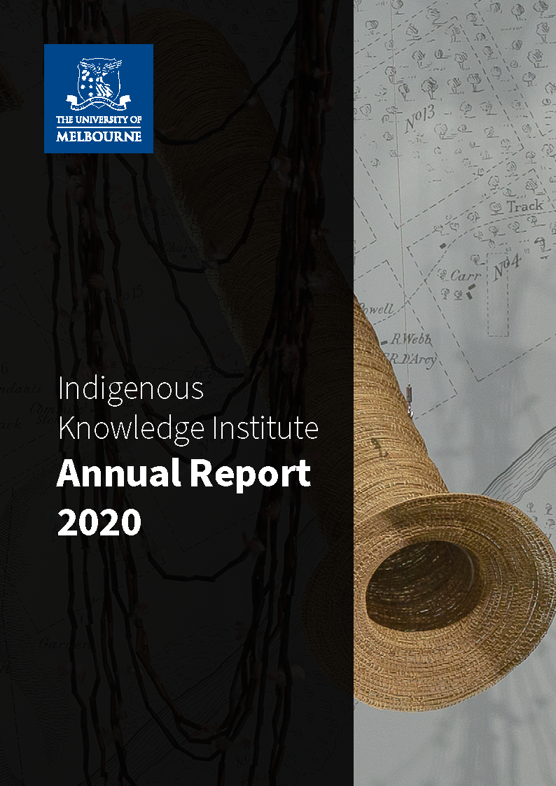 Cover of Indigenous Knowledge Institute 2020 annual report