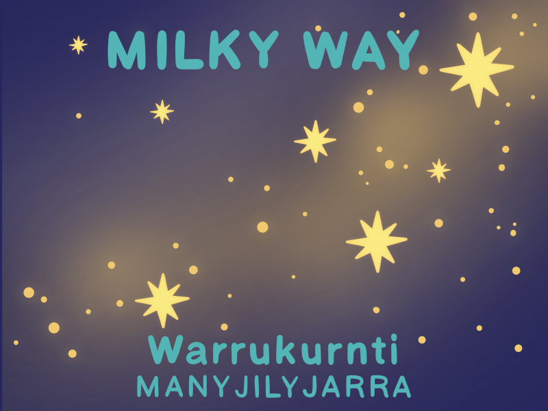 “Milky Way” is “Warrukurnti” in the Manyjilyjarra language