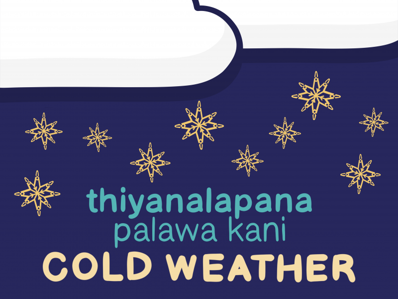 “Cold weather” in the palawa kani language is “Thiyanalapana”